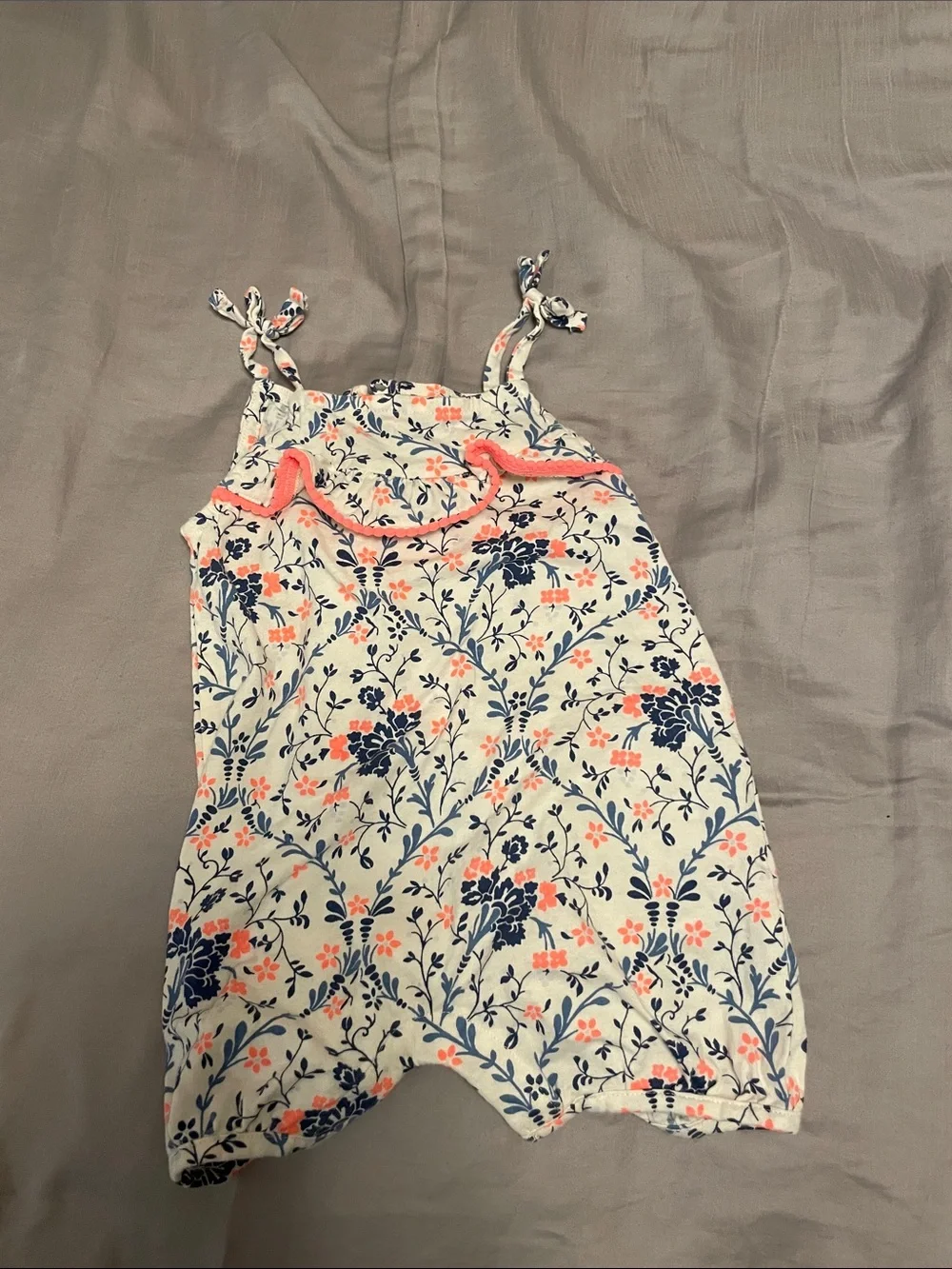 Gap Baby floral one piece romper